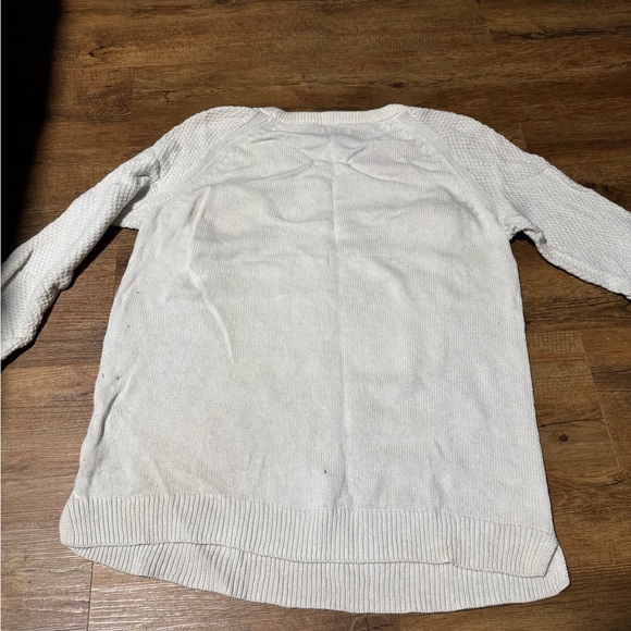White Knit Sweater - Picture 5 of 7
